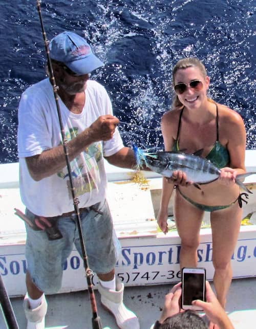 Jack caught and released fishing with Southbound Sportfishing in Key West Florida