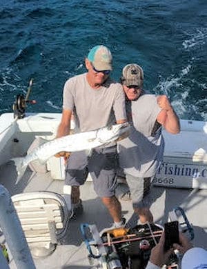 Barracuda caught and released in Key West fishing on the Charter Boat Southbound