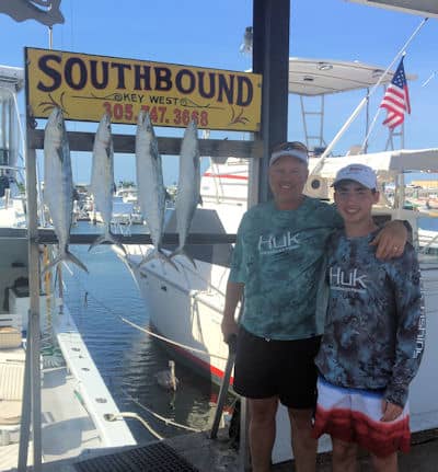 Cero mackerel caught in Key West Fishing on charter boat Soutbound