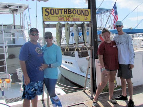 small dolphin caught offshore in Key West Florida