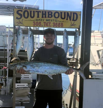Nice King Mackerel caught in Key West fishing with Southbound Sportfishing