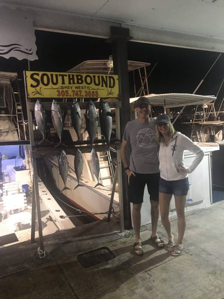 Black Fin Tuna caught in Key West on charter Boat Southbound
