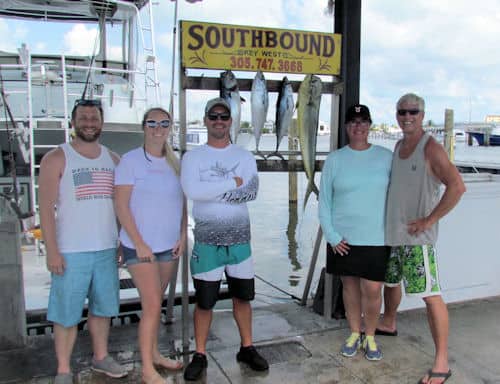 Bonitos and dolphin caught in Key West on the 4th of July