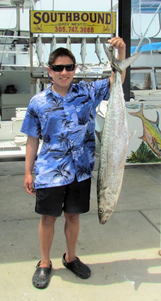 26lb King mackerel caught with Southbound Sportfishing