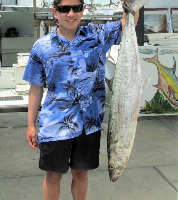 26lb King mackerel caught with Southbound Sportfishing