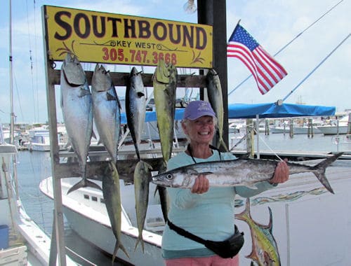 King Mackerel caught in Key West charter boat Southbound