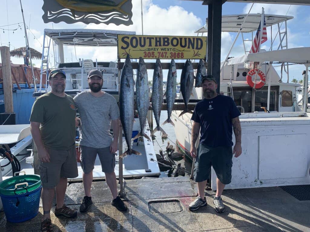 Wahoo, Kingfish and Tuna caught on charter boat Southbound in Key West, fla