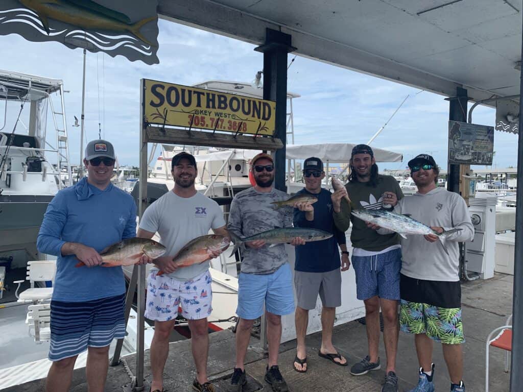 Fish caught on charter boat Southbound in Key West, florida