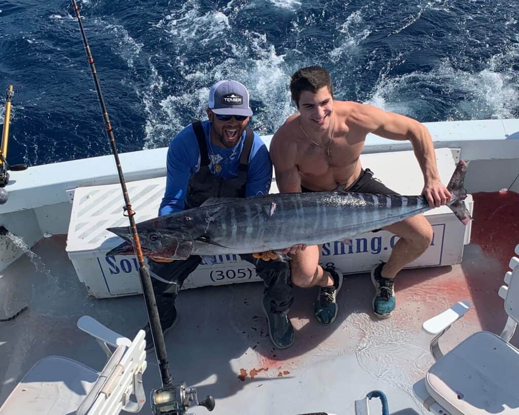 70 lb Wahoo caught on Southbound in Key West