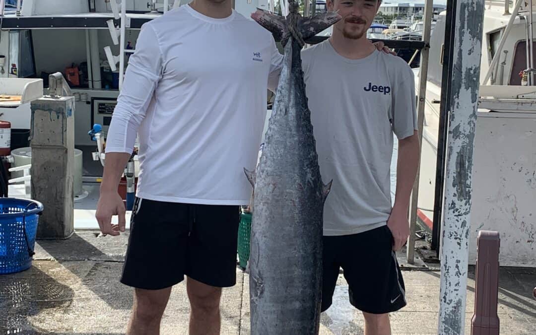 Big Wahoo caught on charter boat Southbound in Key West, florida
