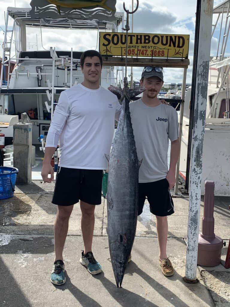Big Wahoo caught on charter boat Southbound in Key West, florida