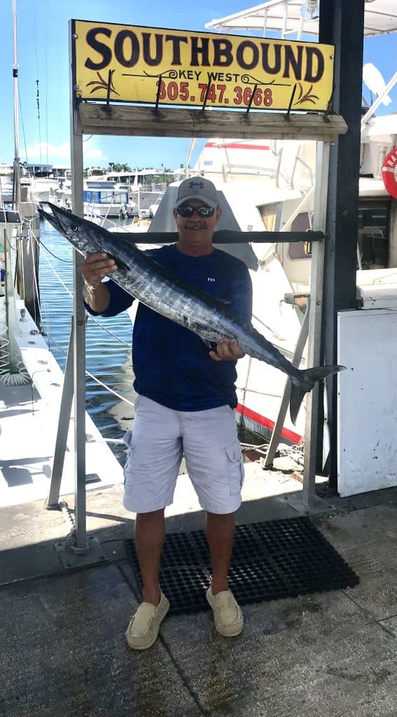 Wahoo caugth on the Charter Boat Southbound in Key West, Florida