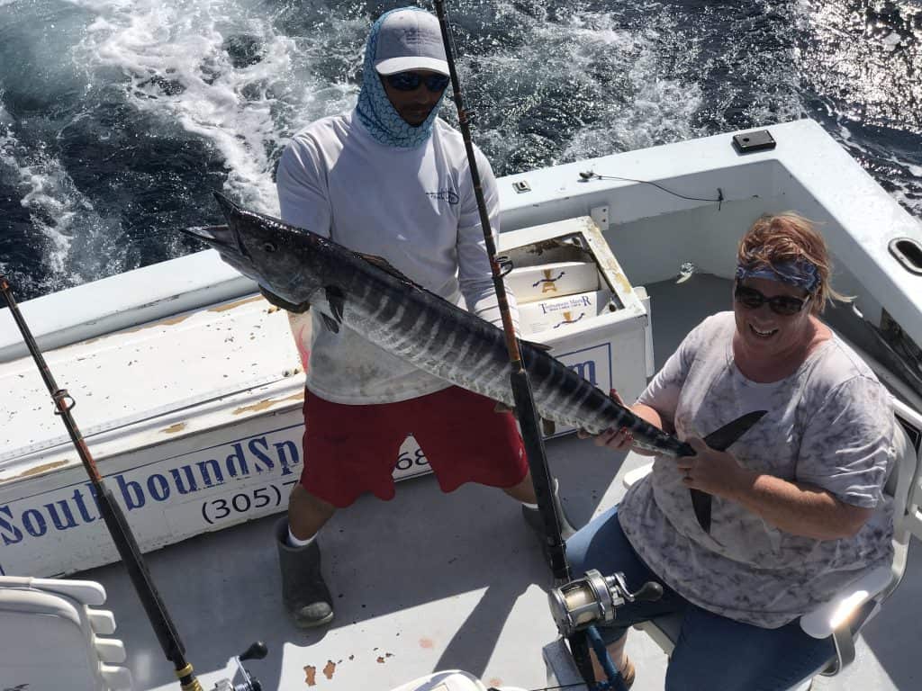 25lb Wahoo caught with Southbound Sportfishing