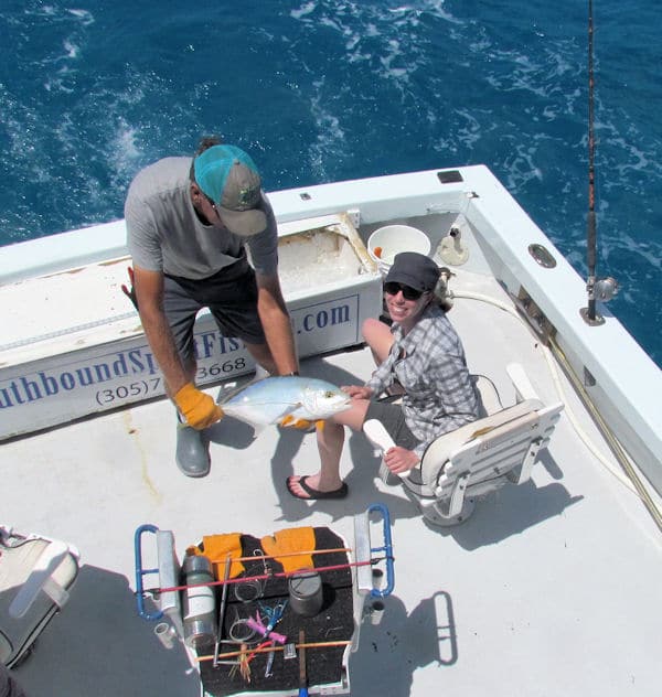 Yellow Jack caught fishing on the South Side of Key West