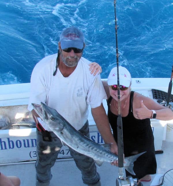 Barracuda caught on the reef off Key West florida on Charter boat Southbound