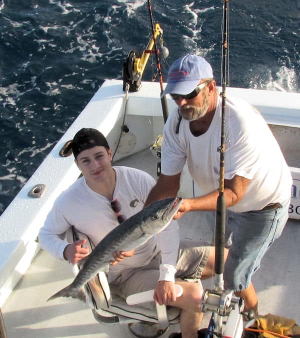 Barracuda caught and released in Key West fishing on charter boat Southboun