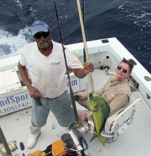 Bull Dolphin caugth on the Charter Boat Southbound in Key West Florida