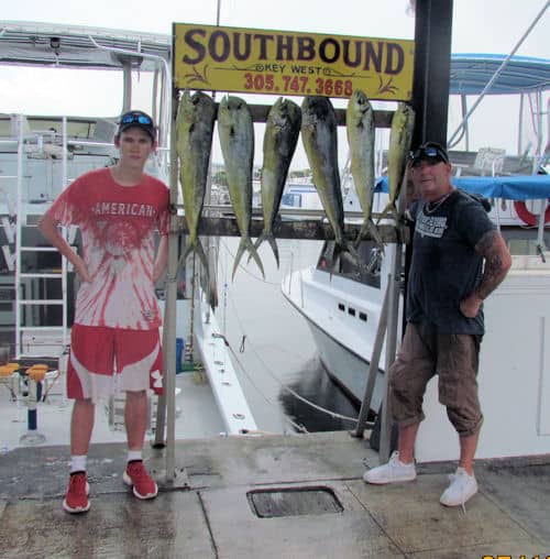 Dolphin caught in Key West fishing on the Charter Boat Southbound