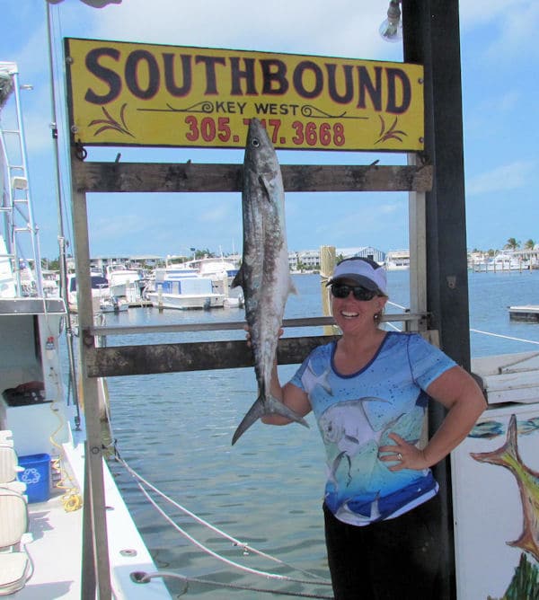 Nice Kinfish caught in Key West fishing on charter boat Southbound