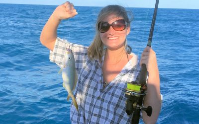 Fishing for Yellowtail Snappers today