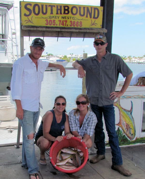 Caught our limit fishing for Yellowtail snappers on charter boat Southbound in Key West Florida