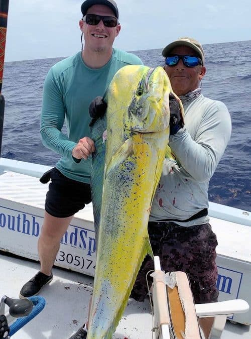 47lb Bull Dolphin caught in Key West Florida on the Southbound