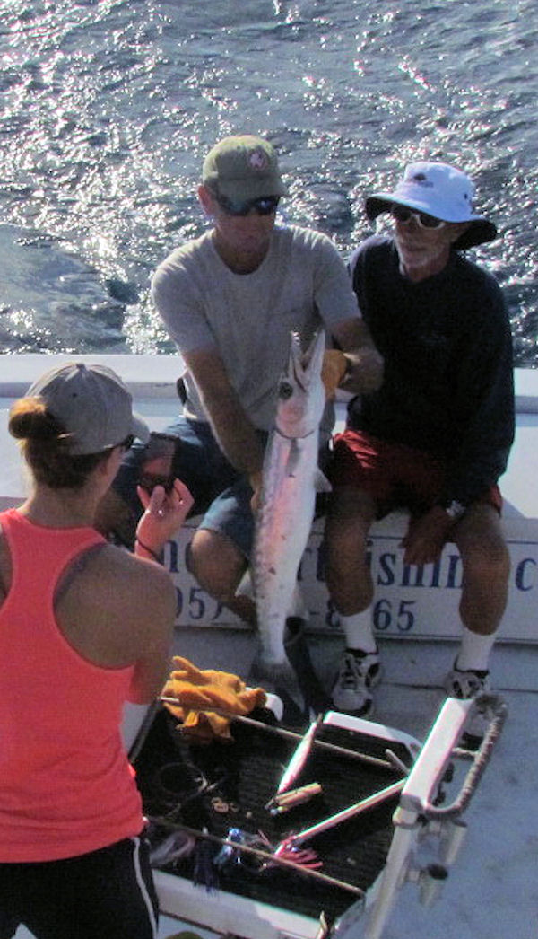 Barracuda caught in Key West fishing on Charter Boat Southbound