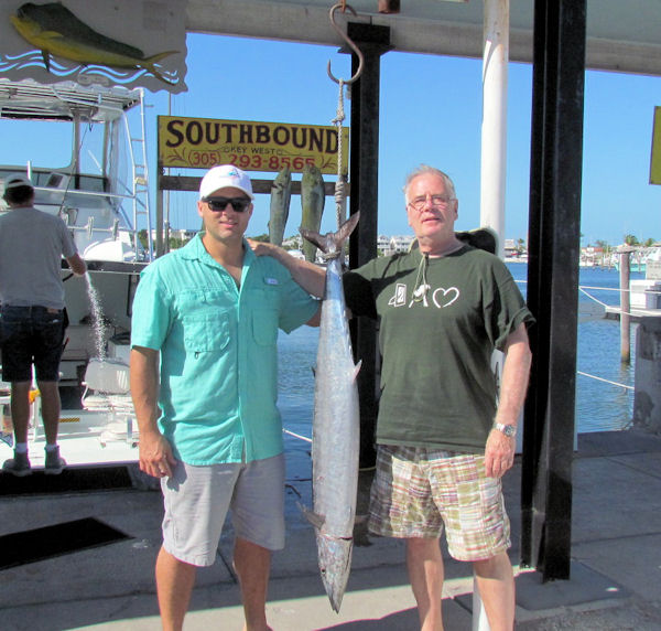 Kingfish caught in Key West fishing on Charter Boat Southboud