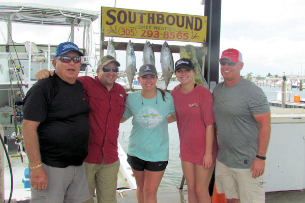 King fish and a Black Fin Tuna caught in Key West fishing on charter boat Southbound
