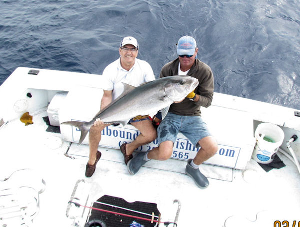 Amberjack caught in Key West fishing on charter boat Southbound