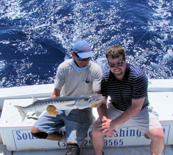 Barracuda caught in Key West Fishing on charter boat Southbound