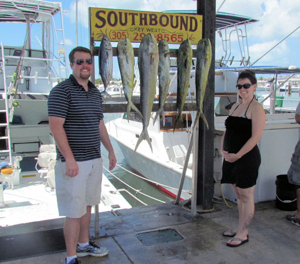 Dolphincaught in Key West Fishing on charter boat Southbound