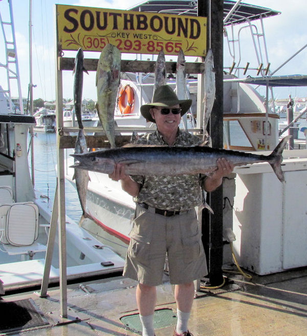Wahoo caught fishing Key West on Charter boat Southbound