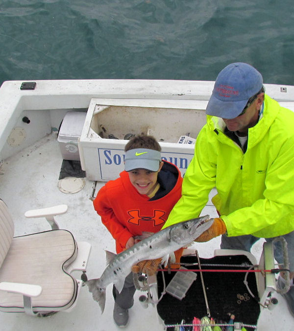 Barracuda caught and released in Key West fishing on charter boat Southbound