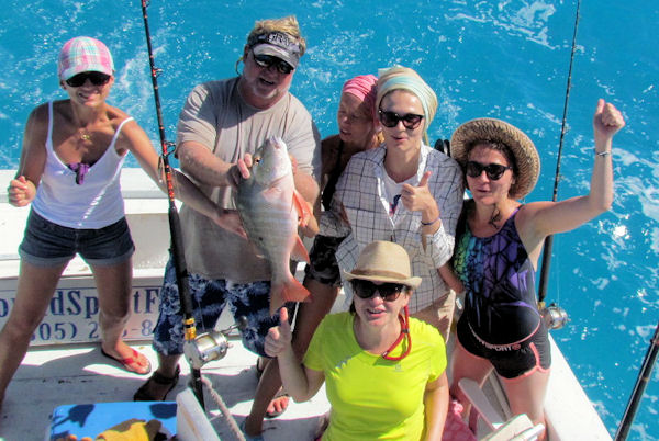 Another Tasty Mutton snapper caught in Key West fishing on charter boat Soutbound