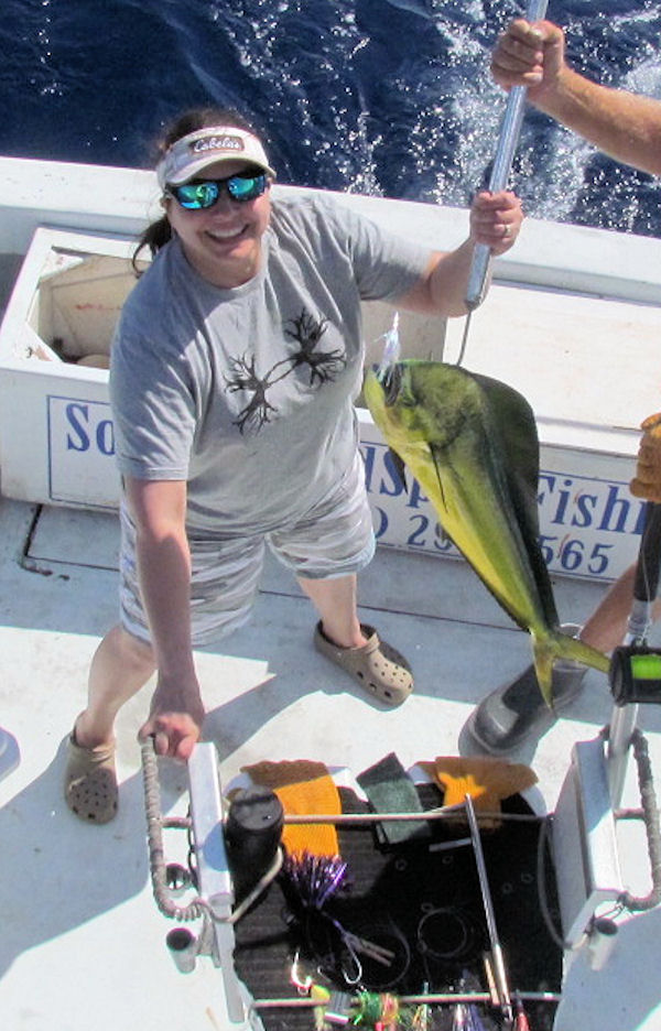 Dolphin caught in Key West Fishing on charter boat Southbound