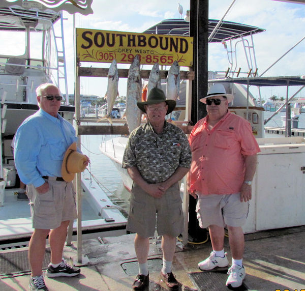 Kingfish caught fishing Key West on Charter boat Southbound