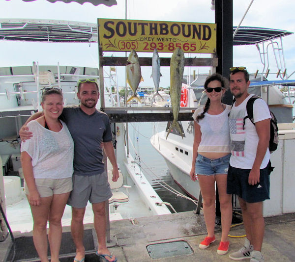 Fish caugth in Key West fishing on charter boat Southboun