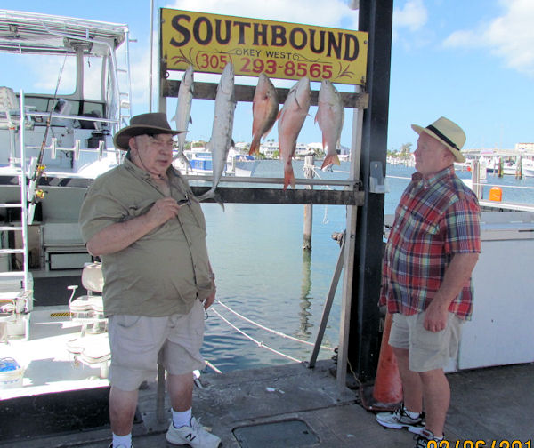 Mackerel and some nice Mutton Snapper caught in Key West fishing on charter boat Southbound
