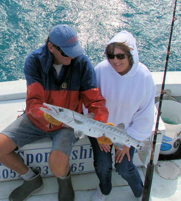 Barracuda caught in Key West Fishing on Charter Boat Southboun