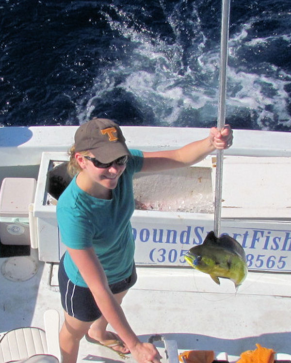 Dolphin caught in Key West Fishing on Charter Boat Southbound