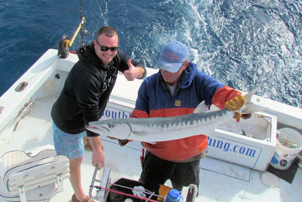 Barracuda caught and released in Key West fishing on charter boat Southbound