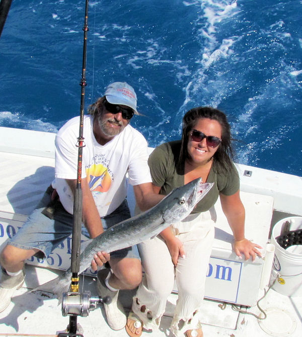 Barracuda Caught and Released in Key West fishing on Key West Charter Boat Southbound