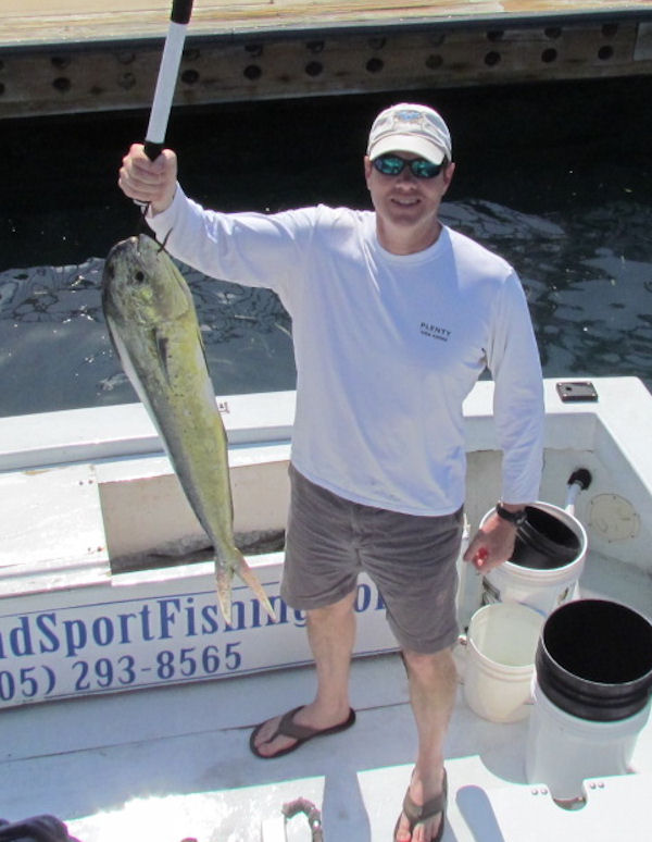 dolphin caught on charterboat Southbound while fishing Key West