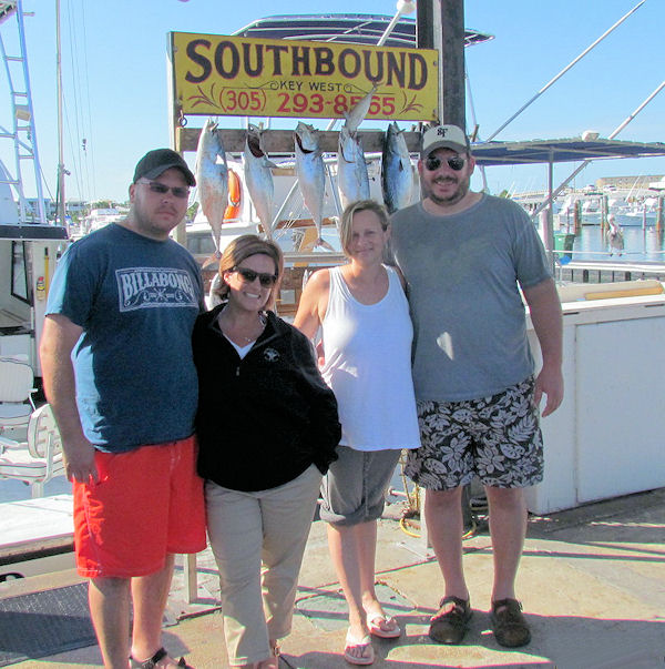 Bonitos caught in Key West fishing on Charter boat Southbound