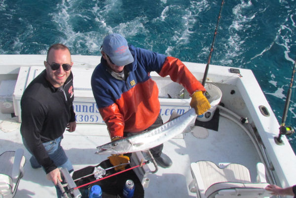 Barracuda caught and released in Key West fishing on charter boat Southbound