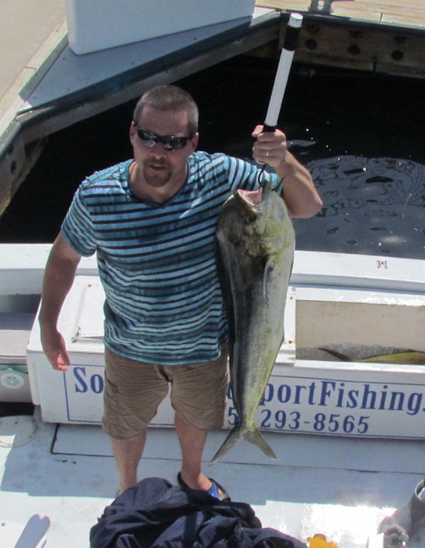 dolphin caught on charterboat Southbound while fishing Key West
