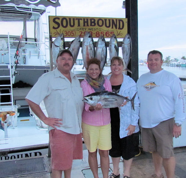 Black Fin tuna caught in Key West fishing on Charter Boat Southboud