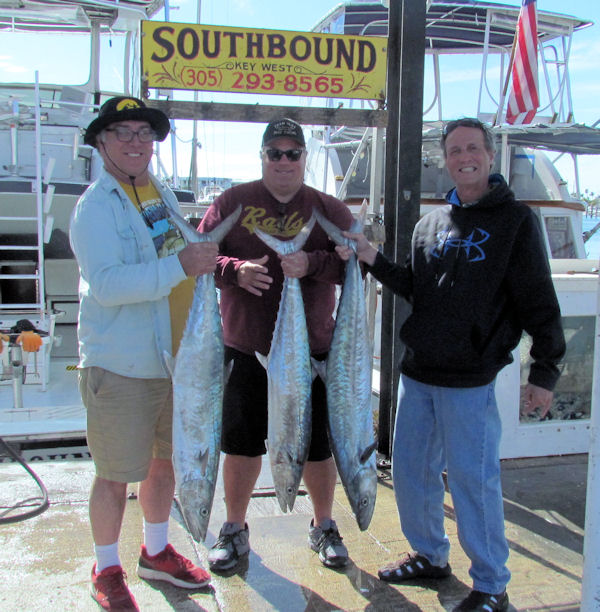 Big King Mackerel caught in Key West fishing on Key West Charter Boat Southbound