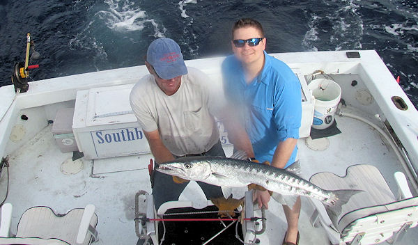 Barracuda caught and released in Key West Fishing on charter boat Southbound